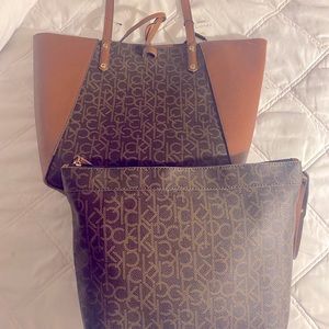 Calvin Klein tote purse nwt